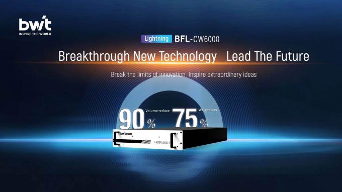 最新の会社ニュース BWTは電光6000W繊維レーザーを進水させる|より小さく、より軽くよりスマート  0